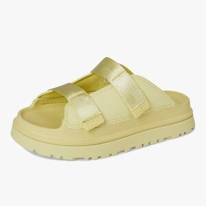 UGG Kids Yellow Slide Sandals
